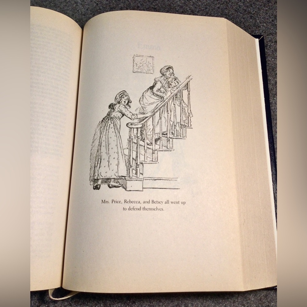 Jane Austen - The Complete Novels - Vintage 1981 Leather Bound Gilded Edge Book - Picture 9 of 10